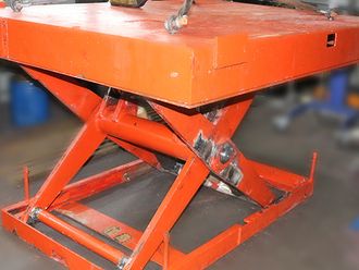 Scissor lift table