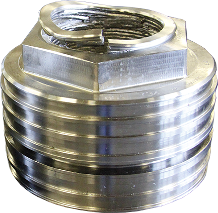 Hydraulik-Zylinderkolben vorher Hydraulik-Zylinderkolben